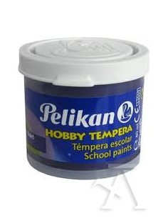C 6 botes tempera pelikan 40ml color violeta nº109